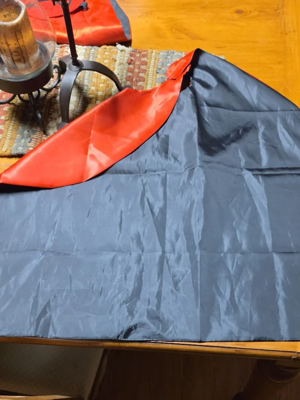 Marvel Red Bedding Panel with Black Spider Emblem